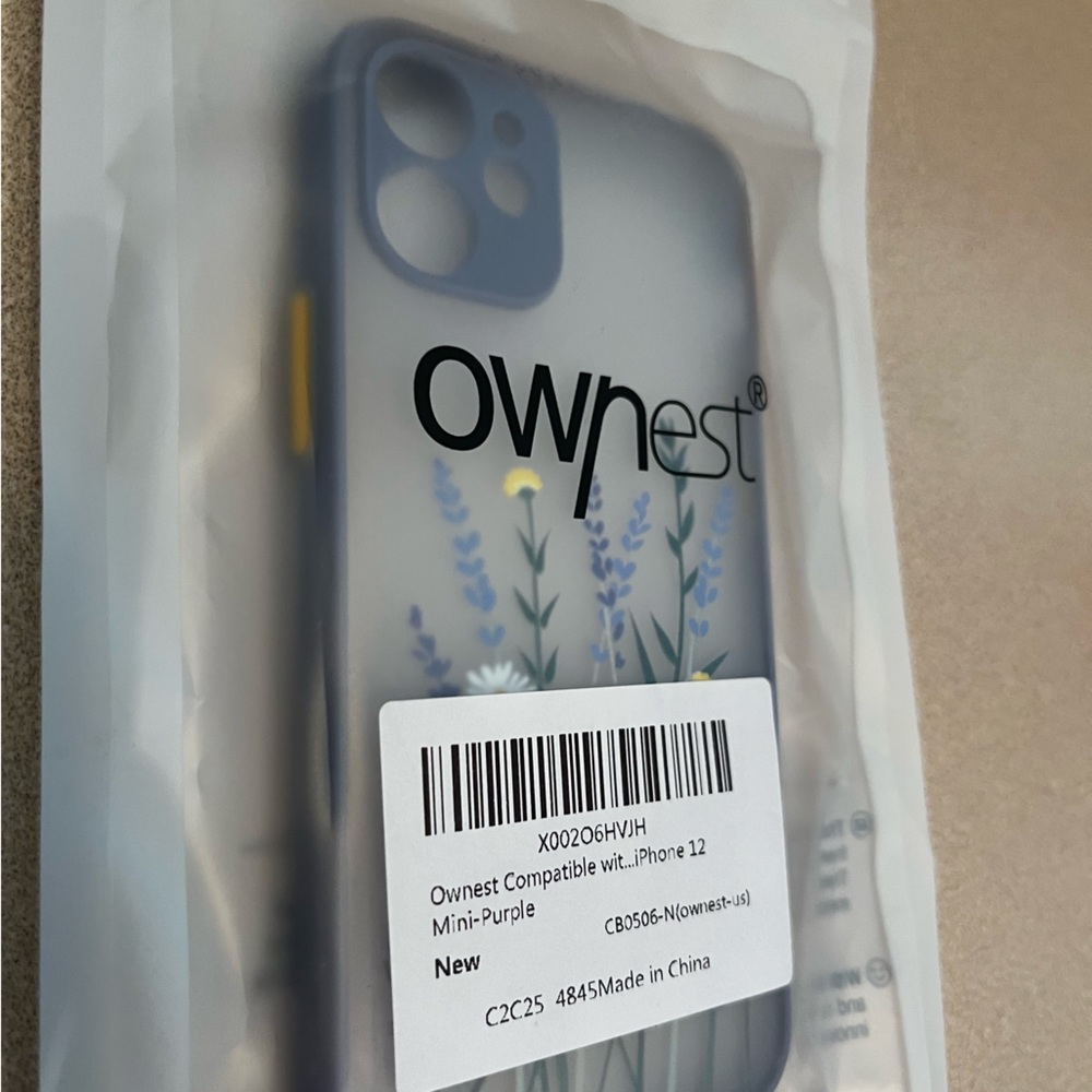 Ownest iPhone 12 Mini Silicone Protective Case